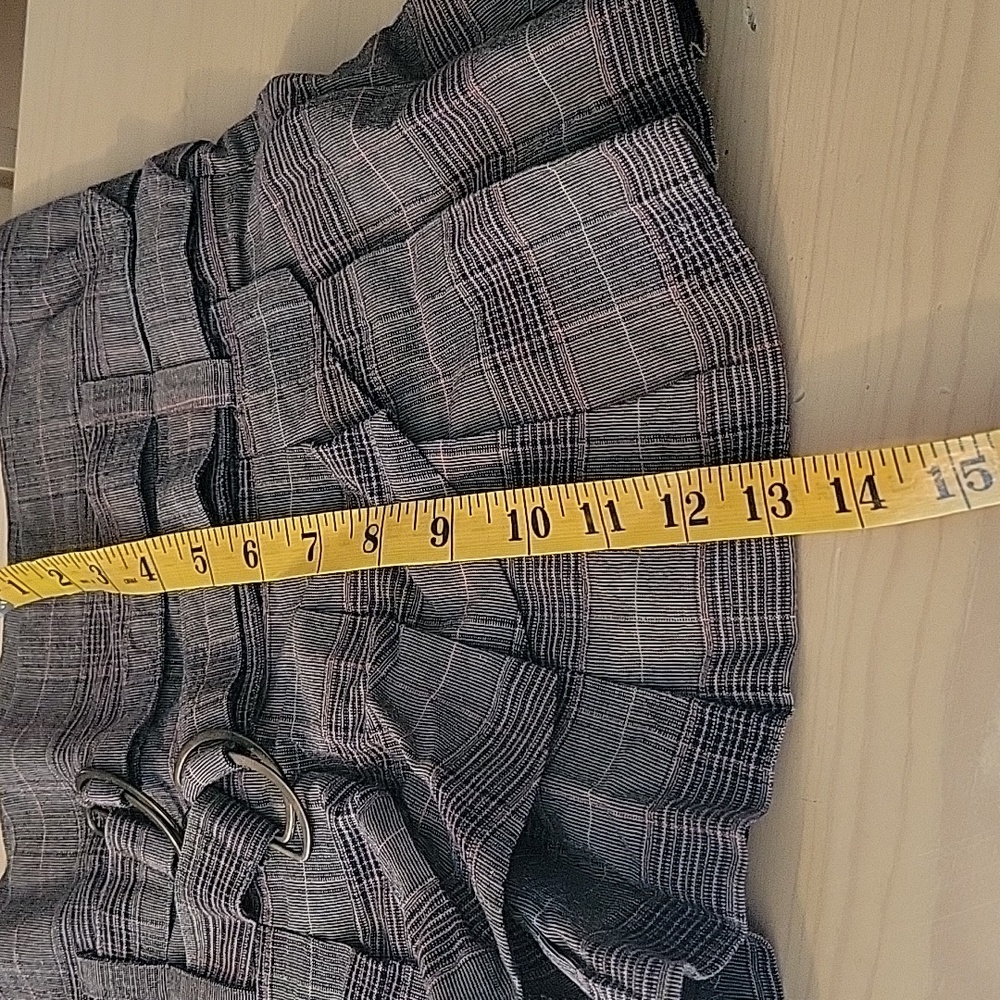 NWOT! Brown plaid mini skirt - Picture 7 of 7